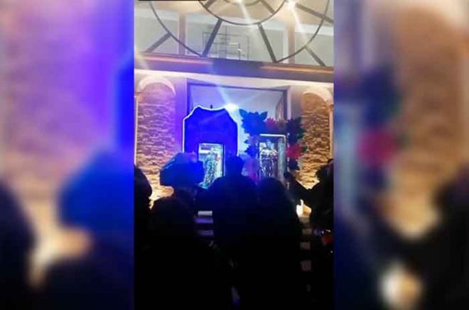 #Video: Estalla cohete en serenata de Calimaya; San Diego se salva “de milagro”