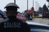 Los restos fueron encontrados sobre la calle Eulalio Gutiérrez, en la comunidad de Guadalupe Totoltepec.