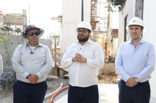 Isaac Montoya Márquez supervisó los trabajos de renovación del Centro de Bienestar Animal de El Molinito.