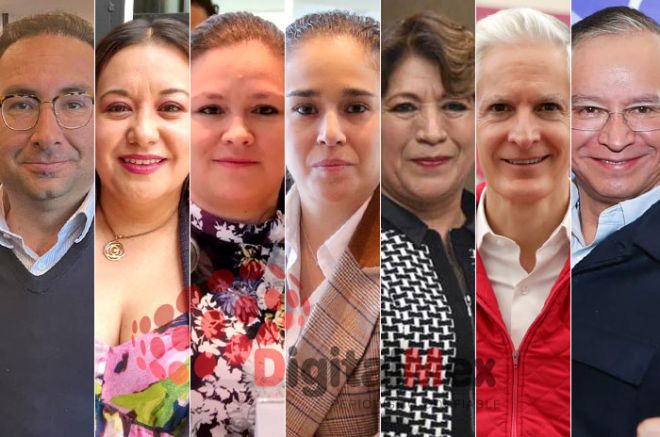 Efrén Ortiz, Sandra López, Daniella Durán, Amalia Pulido, Delfina Gómez, Alfredo Del Mazo, Raymundo Martínez