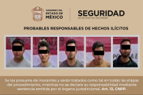 De acuerdo con las primeras indagatorias, los detenidos manifestaron pertenecer a un grupo identificado como “La Chokiza”
