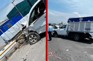 Se indicó que en uno de los vehículos, al parecer, transportaba carne.