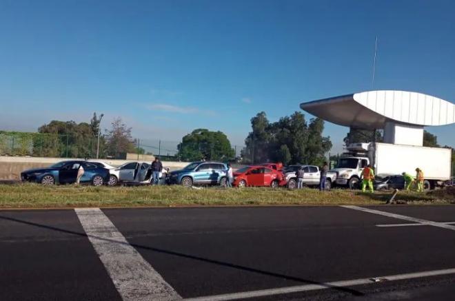 El accidente se registró en las inmediaciones del Auditorio Metropolitano