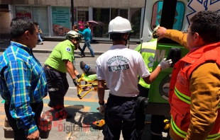Anciano se desmaya en plena Alameda de Toluca