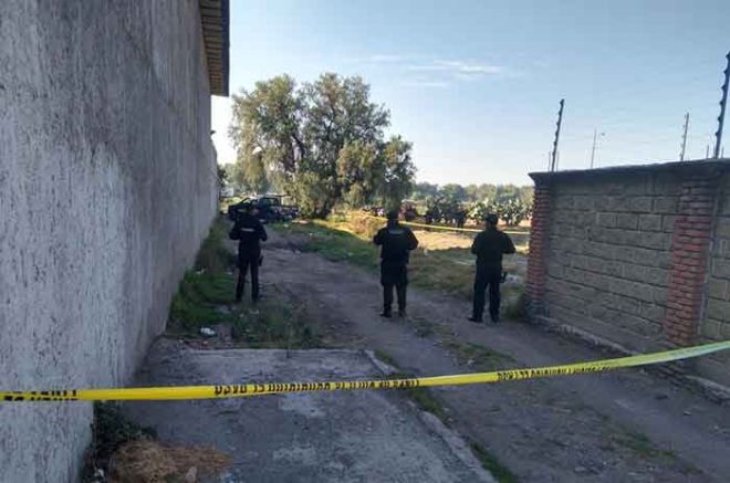 El hallazgo se dio cerca de la carretera Otumba-San Martín de las Pirámides.