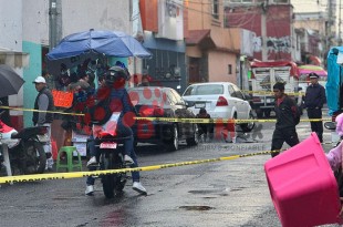El accidente ocurrió en la intersección de las calles Colón y Morelos, a un costado de la iglesia del lugar.