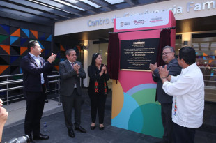 El Magistrado Presidente Héctor Macedo García inauguró el Centro de Convivencia Familiar en Ixtapaluca.