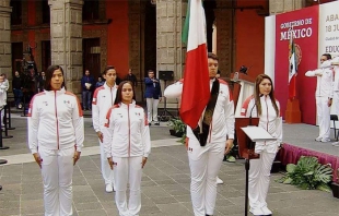 Abanderan a la delegación mexicana que asistirá a los Juegos Panamericanos 2019