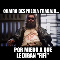 Nada de “fifí”