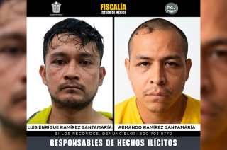 Luis Enrique y Armando Ramírez Santamaría fueron hallados responsables de la muerte de una persona y lesiones a otras dos tras un ataque con arma de fuego.