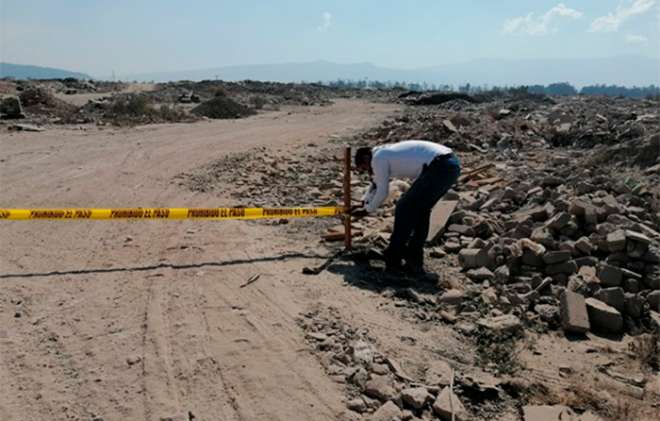 Personal de la Propaem realizó una visita de inspección en la que encontró un relleno de tierra, cascajo y residuos sólidos