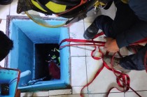 Al inmueble, situado en la calle Miguel Hidalgo, entre 5 de Febrero y 20 de Noviembre, acudieron socorristas.