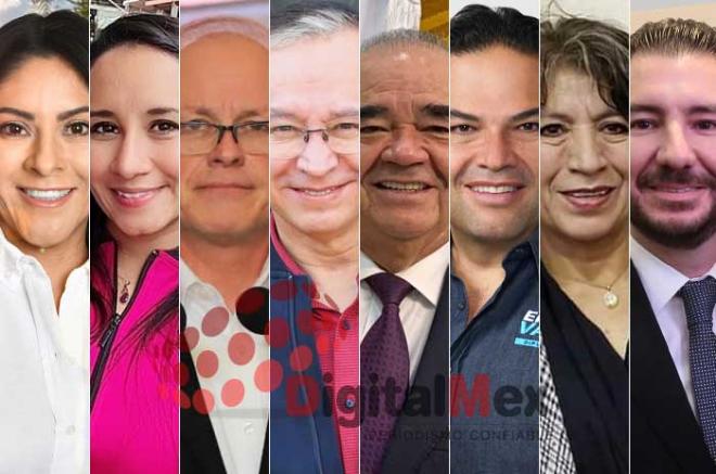 Karla Fiesco, Michelle Núñez, Eric Sevilla, Raymundo Martínez, Maurilio Hernández, Enrique Vargas, Delfina Gómez, Elías Rescala