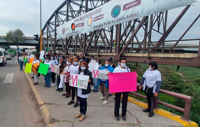 Piden mujeres de #Ecatepec un alto a la violencia de género