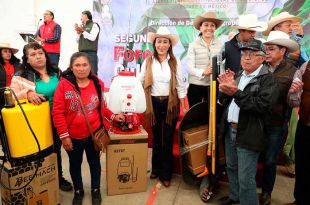 Productores de Ixtlahuaca recibieron, 2 mil plantas de maguey pulquero.