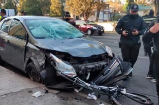 Los hechos se registraron la mañana de hoy en la Calzada de Tlalpan