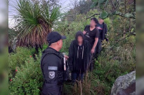 Los excursionistas fueron localizados cerca de la zona conocida como “Las Peñas”.
