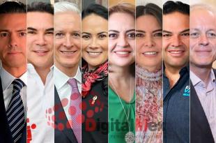 Enrique Peña, Alejandro Moreno, Alfredo del Mazo, Alejandra del Moral, Ana Lilia Herrera, Laura Barrera, Enrique Vargas, Eric Sevilla