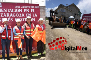 Omar Sánchez dio inicio a las obras de pavimentación en San Andrés Ocotlán