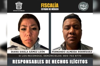 Ambas personas fueron ingresadas al Centro Penitenciario y de Reinserción Social de Chalco.
