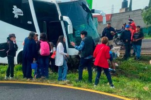 Video: Accidente de autobús deja varios heridos en la México-Pirámides