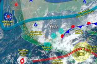 La Comisión Nacional del Agua (Conagua) emitió pronósticos diarios para informar a la población.