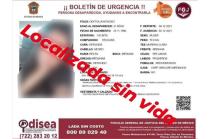 Identificada con el nombre de Mayra Jazmín de 31 años