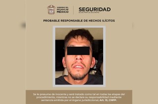 David “N” de 21 años de edad, fue trasladado a la Agencia del Ministerio Público correspondiente.