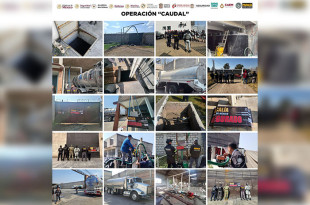 Los lugares intervenidos están relacionados con delitos contra el uso correcto del agua a través de la extracción clandestina, sobre explotación de pozos y “ordeña” de redes.