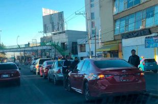 El segundo accidente fue reportado también sobre carriles centrales, a la altura de la cervecería.