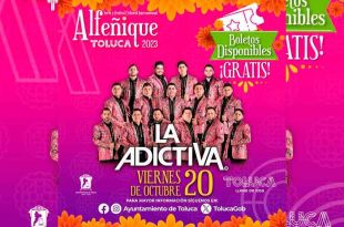 Adquiere tus boletos a partir de las 11:00 horas de este viernes 13 de octubre para La Adictiva.