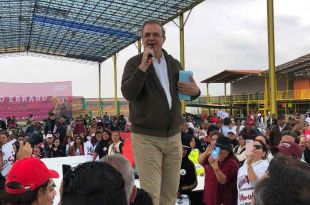 #Video: Hay un grupo que me quiere fuera de #Morena: Marcelo Ebrard, en #Chimalhuacán