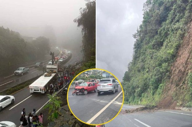 Usuarios en redes sociales alertan sobre la situación, mientras la policía exhorta a los automovilistas a reducir la velocidad.