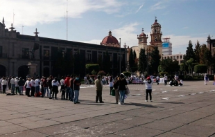 #Toluca: En el primer día de semáforo naranja marchas abarrotan centro histórico