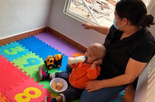 Elías Eli fue diagnosticado con leucemia linfoblástica aguda tipo B con carga tumoral a los seis meses de edad