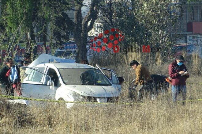 Las víctimas iban en dirección a Tenango del Valle cuando salieron de la carretera.