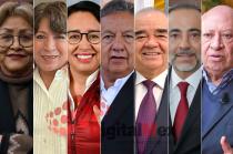 Martha Guerrero, Delfina Gómez, Azucena Cisneros, Higinio Martínez, Maurilio Hernández, Fernando Flores, Mauricio Valdés