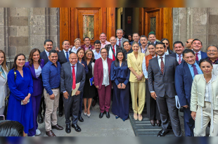 La alcaldesa de Ecatepec participó en reunión con Claudia Sheinbaum y destacó coordinación entre los tres niveles de gobierno.