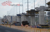 Reducción de carriles en la carretera México-Toluca por trabajos de Tren Interurbano