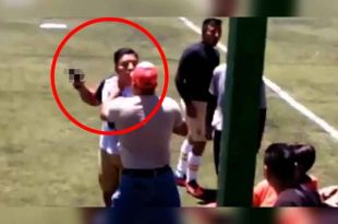 Ocurrió en los campos de fútbol de Santa Ana Tlapaltitlán, en Toluca.