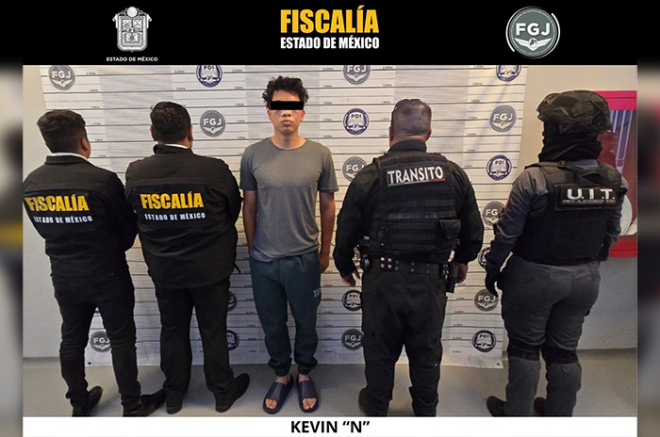 Kevin “N” fue trasladado al penal de Ecatepec tras ser investigado por su presunta responsabilidad en el accidente que dejó cuatro muertos en Tecámac.