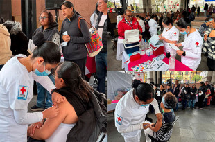 En el sitio se aplicó la vacuna bivalente de ARNm contra la COVID-19 (Pfizer), que cuenta con actualizaciones recientes para la prevención de la enfermedad.