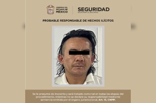 Este individuo fue puesto a disposición de la Fiscalía General de Justicia del Estado de México con sede en el municipio de Atizapán.
