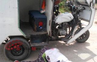 Matan a menor que conducía mototaxi en Calimaya