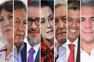 Delfina Gómez, Higinio Martínez, Horacio Duarte, Claudia Sheinbaum, AMLO, David Sánchez Isidoro, Fernando Vilchis