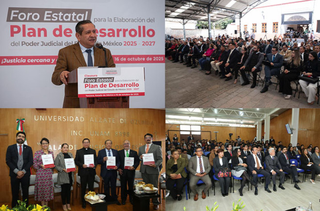 Participantes del Foro Estatal del PJEdoméx.