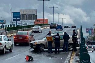 Autoridades de la Secretaría de Seguridad (SS) solicitan a los automovilistas que manejen con precaución.