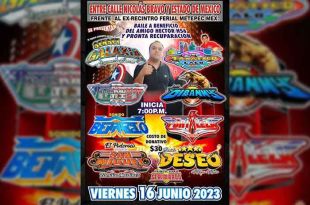 Realizaron un baile sonidero este 15 de junio en el Barrio de Santiaguito, a un costado del Ex-Recinto Ferial.