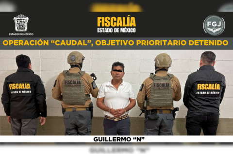 Guillermo “N”, detenido en Ecatepec por la Fiscalía Edoméx