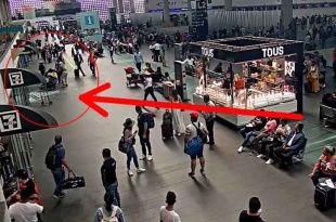 #Video: Niño causa accidente en Terminal 2 del #AICM